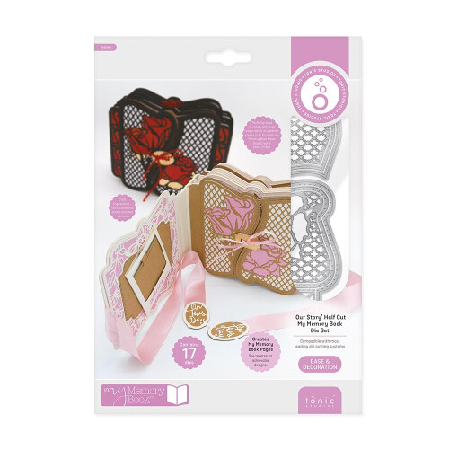 Tonic Studios - My Memory Book - Our Story Half Cut Die Set - 3320e 1