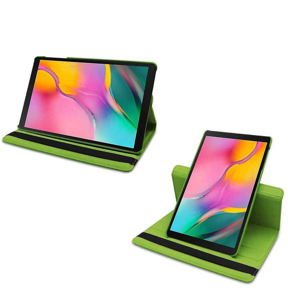 (Green) Case Compatible Galaxy Tab A 10.1 2019(T510/T515),360 Rotation Protective Cover-J Green 6262875472014
