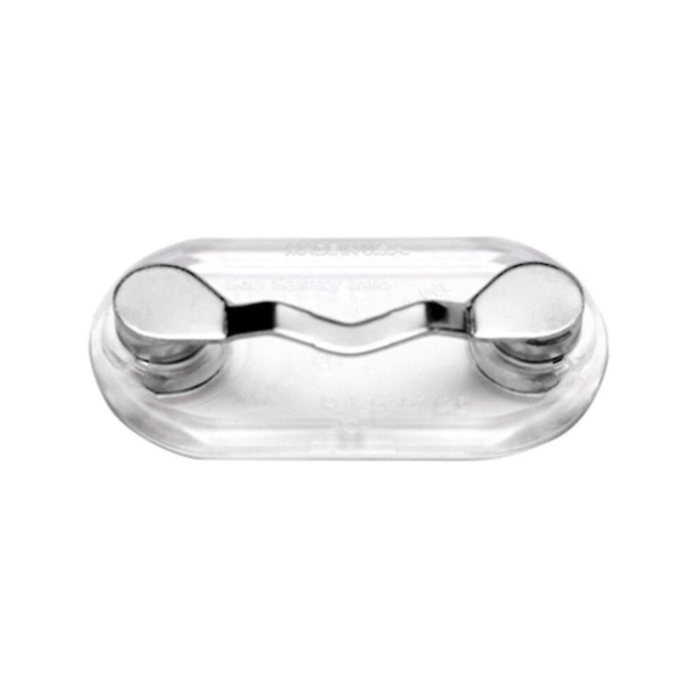 (Silver) Magnetic Eyeglass Holder Keep Glasses Safe Magnetic Eyeglass Holders Id Badge Earphone