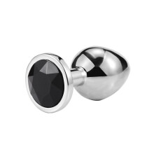 (Black) Metal Anal Toys Vibrator Women Adult Sex Butt Plug Stainles Steel Anal Plug