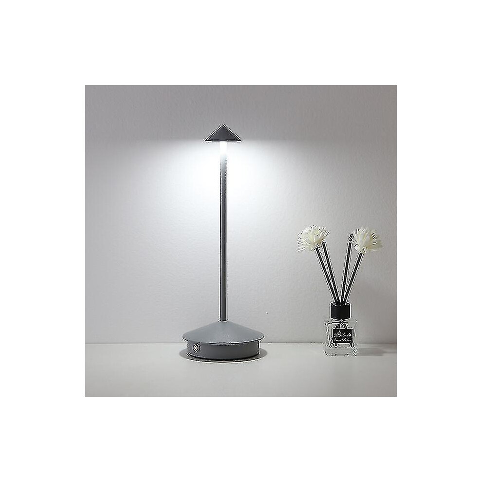 (black) Rechargeable Table Lamp Creative Dining Touch Led Hotel Bar Coffee Pina Pro Table Lamp Lampada Da Tavolo Decorative Desk Lamp