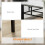 Homcom HOMCOM 5 Pieces Dining Room Sets, Kitchen Table and Chairs Set 4 with Marble Top 6