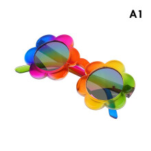 (Multicolor) Kids Flower Round Glasses Baby Colorful Sunglasses Boys Girls Eyewear