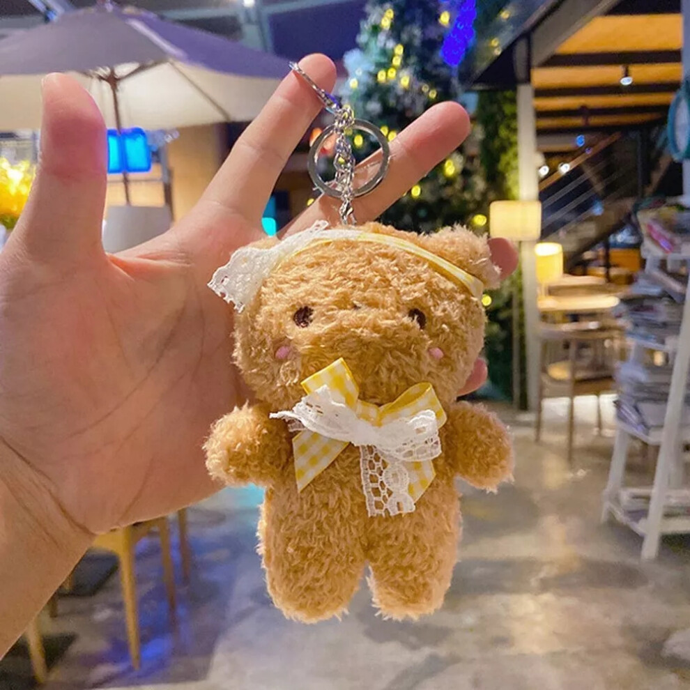 (brown, Bear) Animal Dolls Plush Keyring Bear Doll Plush Keychain Stuffed Toys Rabbit Doll-image-OPC-PDXGJZW-NEW