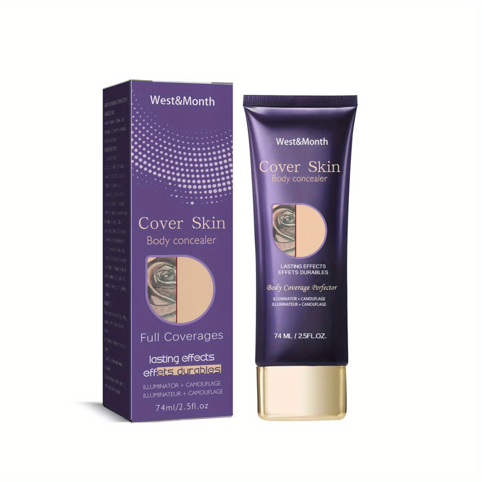 (1 Pack) Waterproof Full Coverage Body Concealer For All Skin Tones
