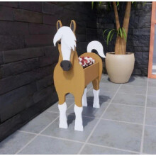 (horse) Outdoor planting garden balcony ornaments flower pot ornaments