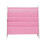 URBN Living (Pink) Kids MDF & Fabric Display Bookshelf Organiser 5