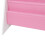 URBN Living (Pink) Kids MDF & Fabric Display Bookshelf Organiser 8