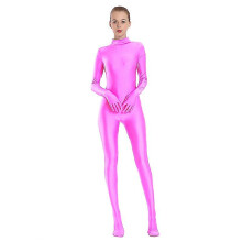 (RHODO, L(height170-175cm)) Aoylisey Adult Black Spandex Full Body Zentai Footed Jumpsuit Unisex Bodysuit Women Handed Unitard Skin Tight Halloween Costume Z