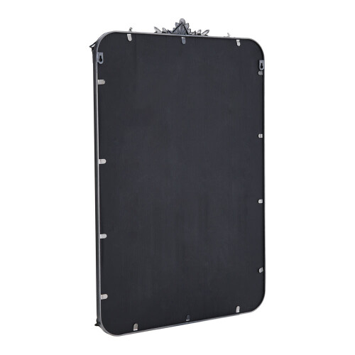 Living And Home Vintage-Inspired Rectangle Carved Wall Mirror 2