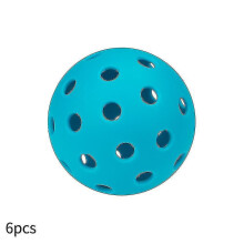 (Light Blue) Pickle Ball High Elasticity 40 Holes High Visibility Outdoor Superior Balance Pickleballs 6 Pack -h Xinda