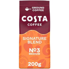 COSTA COFFEE Signature Blend Roast & Ground for Cafetiere, 1000 g, Pack of 5