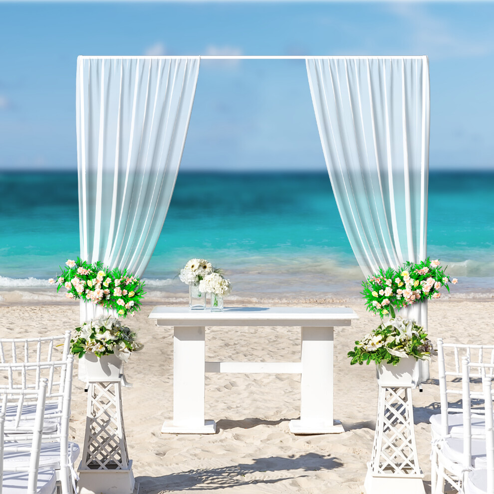 3x3m Iron Wedding Archway Backdrop Props Flower Decoration Stand