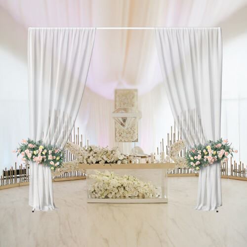 3x3m Iron Wedding Archway Backdrop Props Flower Decoration Stand 1