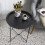 Noa and Nani Solid Black Metal Side Table 2