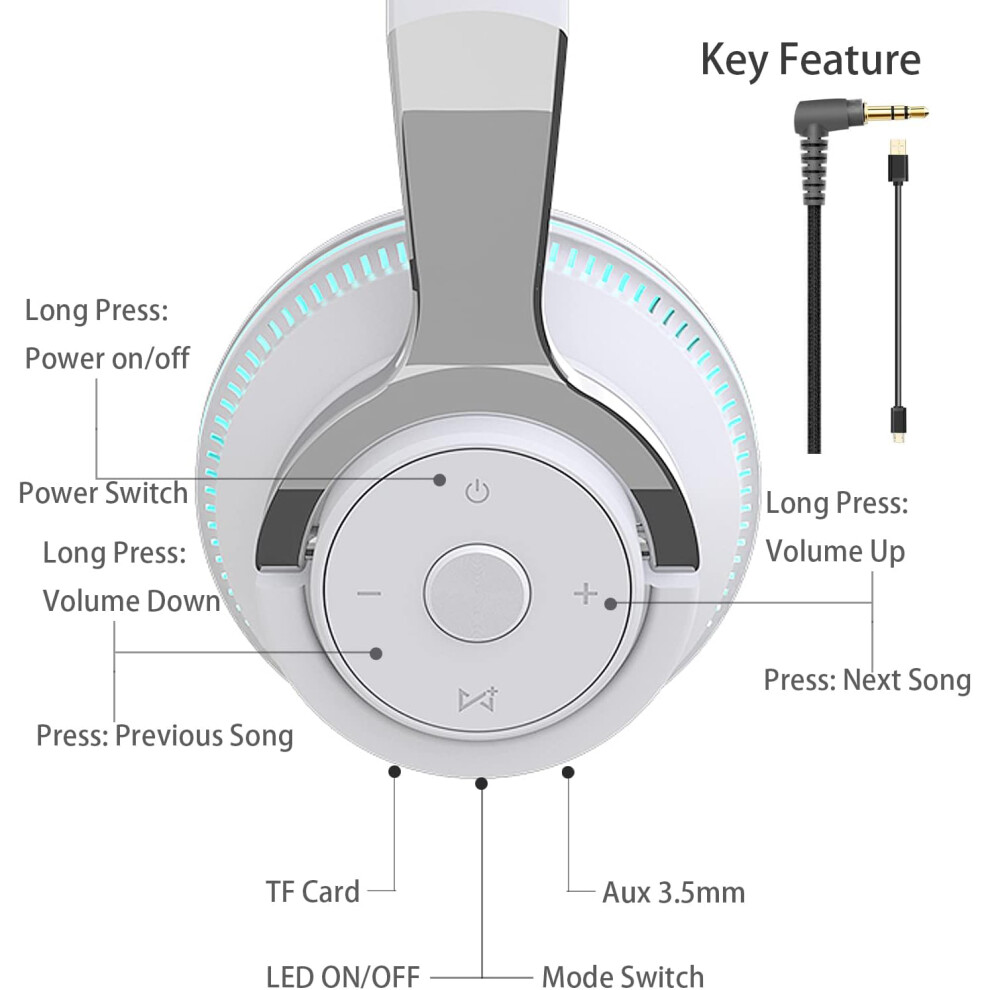 bluetooth-wireless-headphones--led-light-up-wireless-headphones-over-ear-hi-fi-stereo-foldable-wireless-wired-headphones-with-microphone