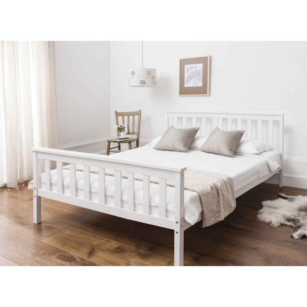 Double Dorset Bed in White