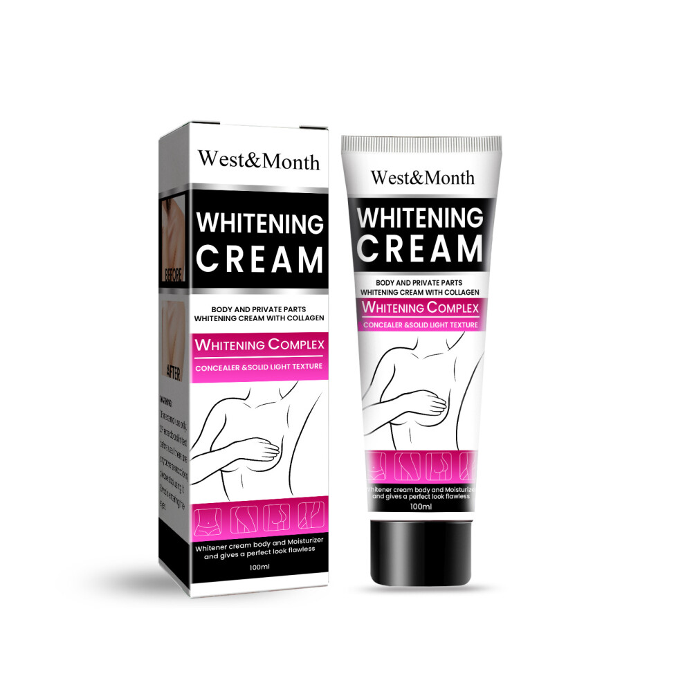 (100ml) Underarm Whitening Cream, Elbow Private Area Beauty Cream to brighten skin, whiten, moisturize and remove darkening.