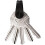 KeySmart KeySmart Mini Keyring Key Organiser Holder Black 2