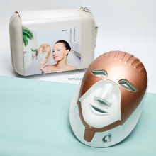 Masque LED pour le visage – Thérapie par lumière, Cléopâtre, 7 couleurs, soins de la peau et rajeunissement