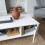 Noa and Nani Otto Coffee Table with Cupboard in Classic White 2
