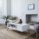Noa and Nani Otto Coffee Table with Cupboard in Classic White 1