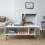 Noa and Nani Otto Coffee Table with Cupboard in Classic White 3