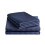(NAVY BLUE, DOUBLE) Stripe Duvet Quilt Cover Set Single Double King 3