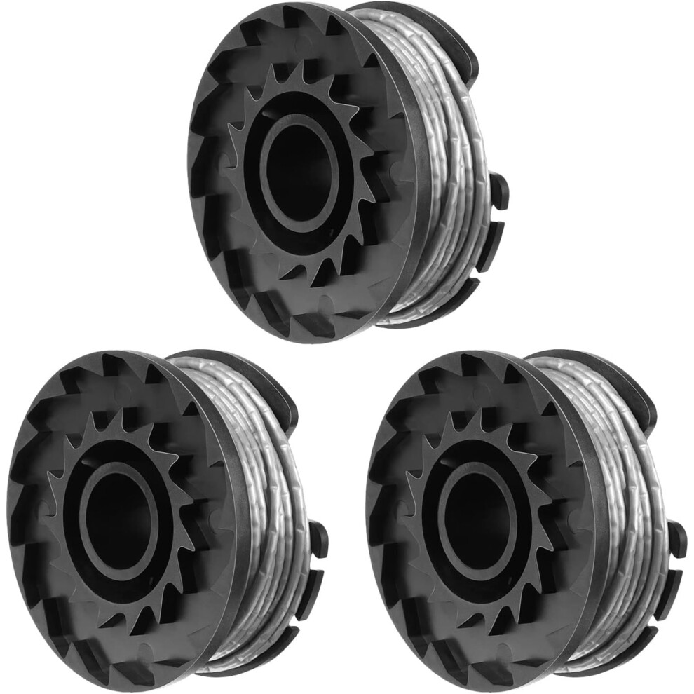 Set Of 3 Spools For Bosch Art 24 27 30 30-36 Li 4M 1.6mm Brush Cutter