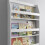 Noa and Nani Hakan Display 3 Shelf Bookcase Wall Mounted in Classic White 2