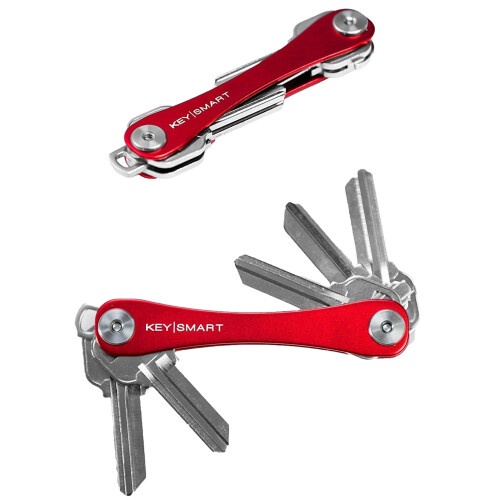 KeySmart KeySmart Original Compact Keyring Key Holder Red