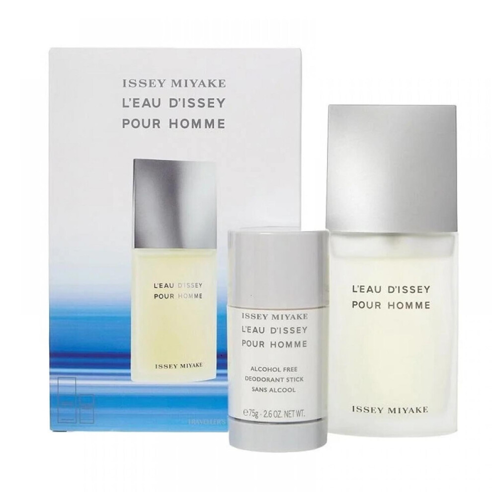 Issey Miyake L'eau D'issey Eau De Toilette Pour Homme 75Ml Spray Desodorante Stick Sin Alcohol 75G