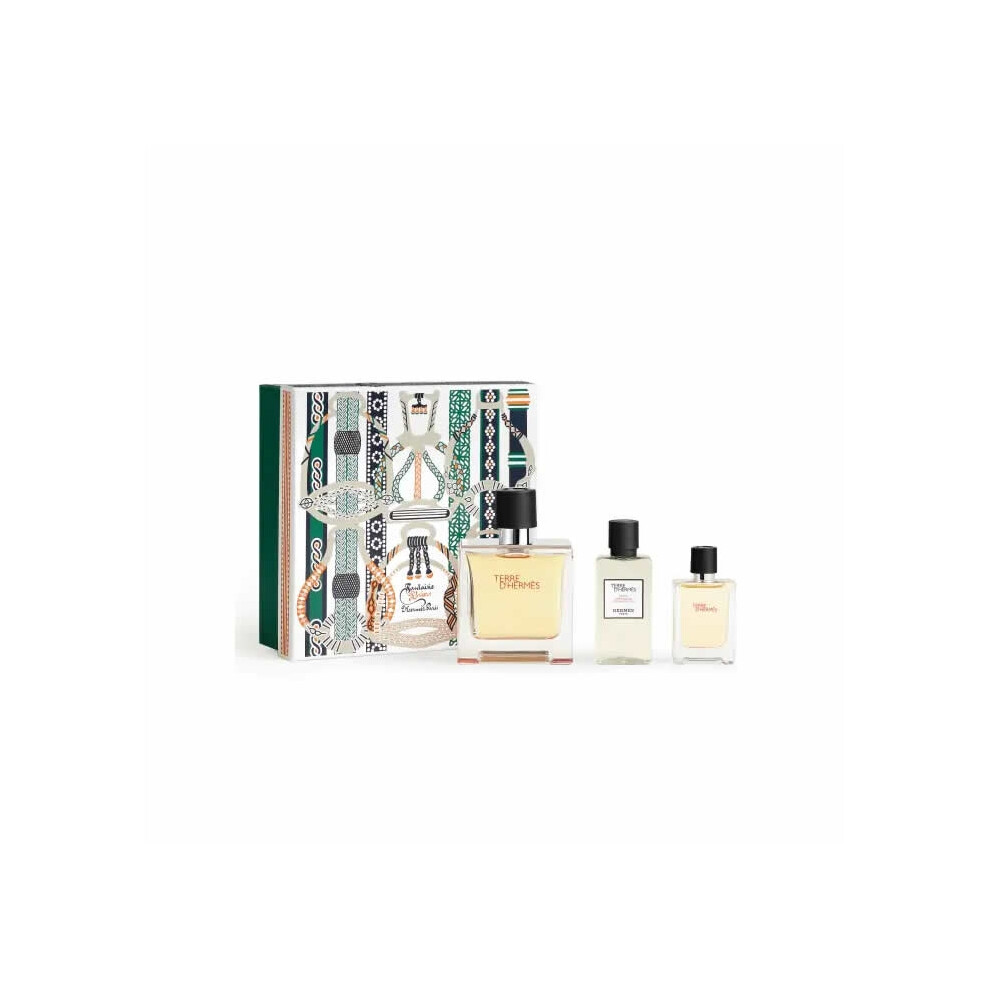Terre D'Hermès Eau De Parfum Spray 75ml Set 3 Pieces