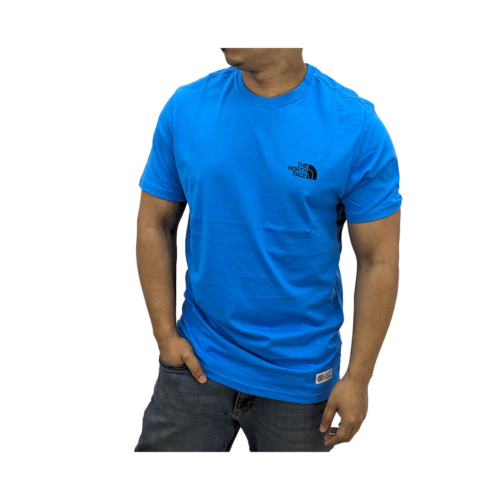 (Royal Blue, S) The North Face Mens Graphic TNF Logo T Shirts