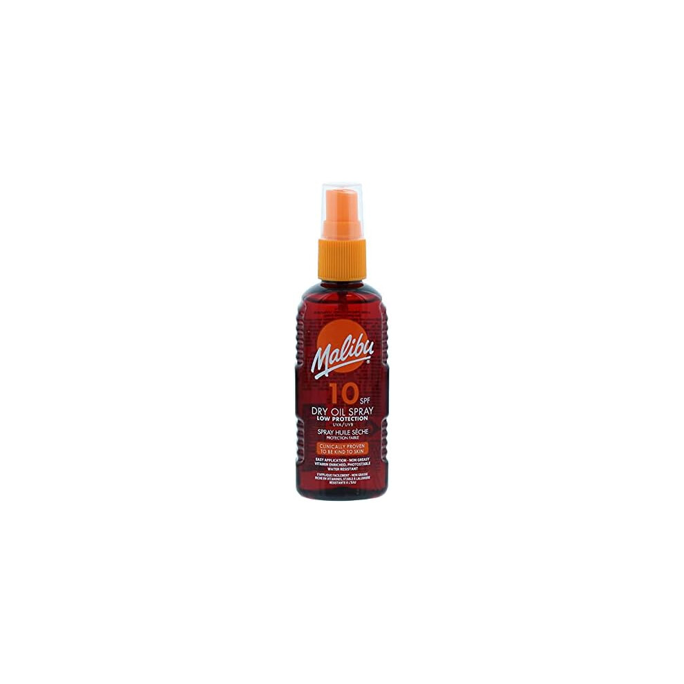 Malibu Sun SPF 30 Non-Greasy Dry Oil Spray, High Protection, Water Resistant, 200ml