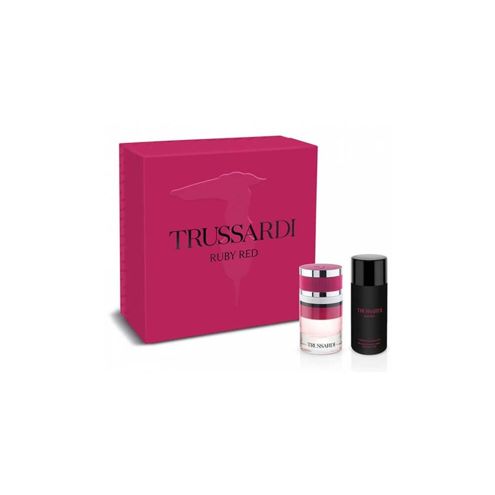 Trussardi Jeans By Trussardi Trussardi Ruby Red Eau De Perfume Spray 60Ml Set 2 Pieces