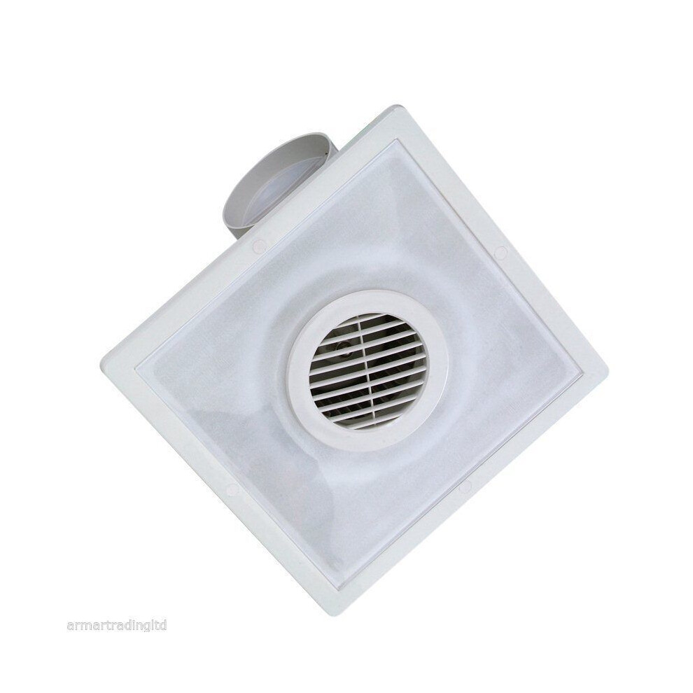 Bathroom Ceiling Extractor Fan 100Mm / 4" With Energy Saving 5056517983164