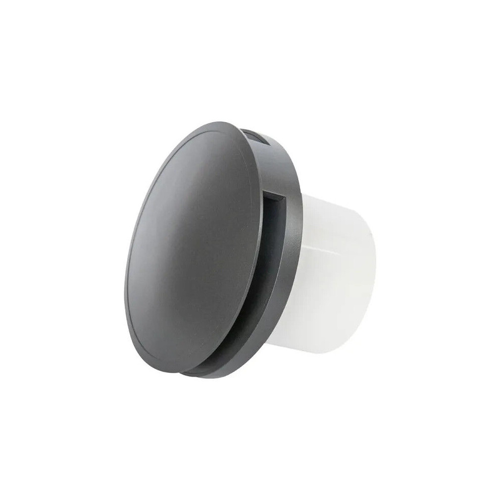 Anthracite Round Bathroom Extractor Fan 150Mm / 6" 5056517982365
