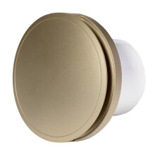 Gold Front Cover Silent Round Bathroom Extractor Fan 125mm / 5"
