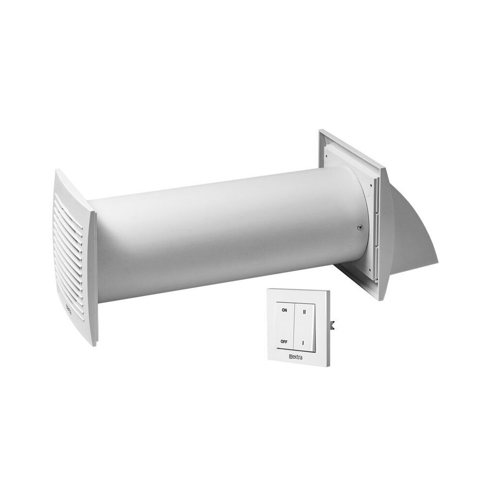 Classic Single Room Heat Recovery Kit 125Mm With Wall Switch 5056517983225