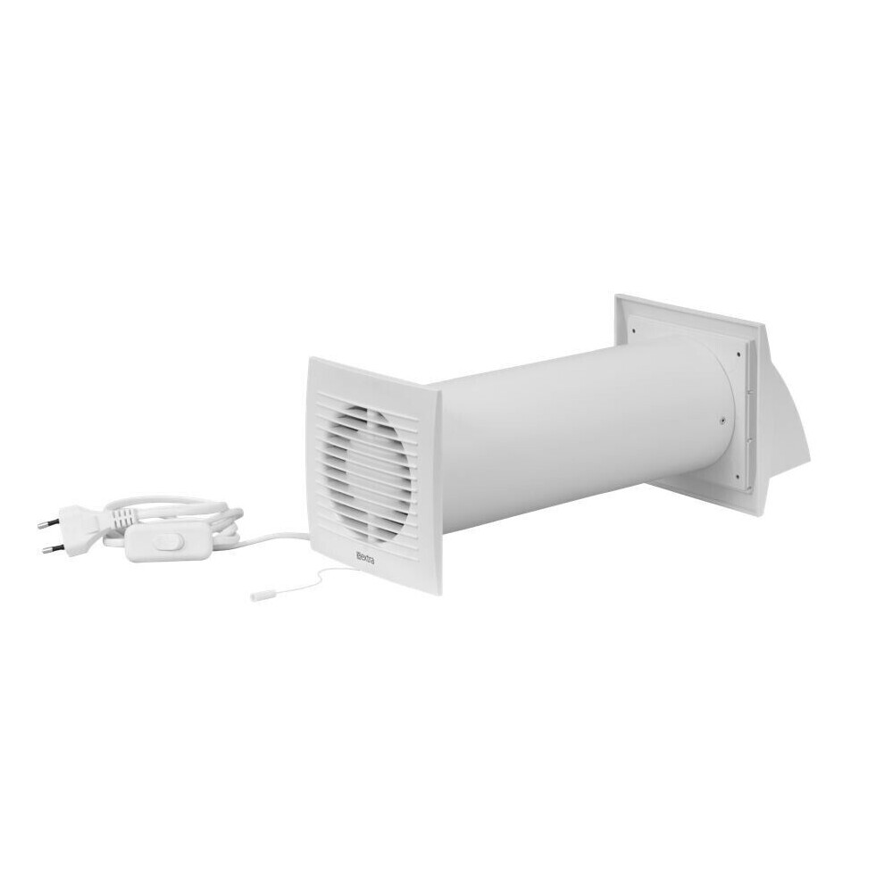 Single Room Heat Recovery Kit 150Mm With Cable & Pull Cord Switch 5056517983348