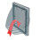 Black Air Vent Grille 190mm x 190mm / 100mm 5