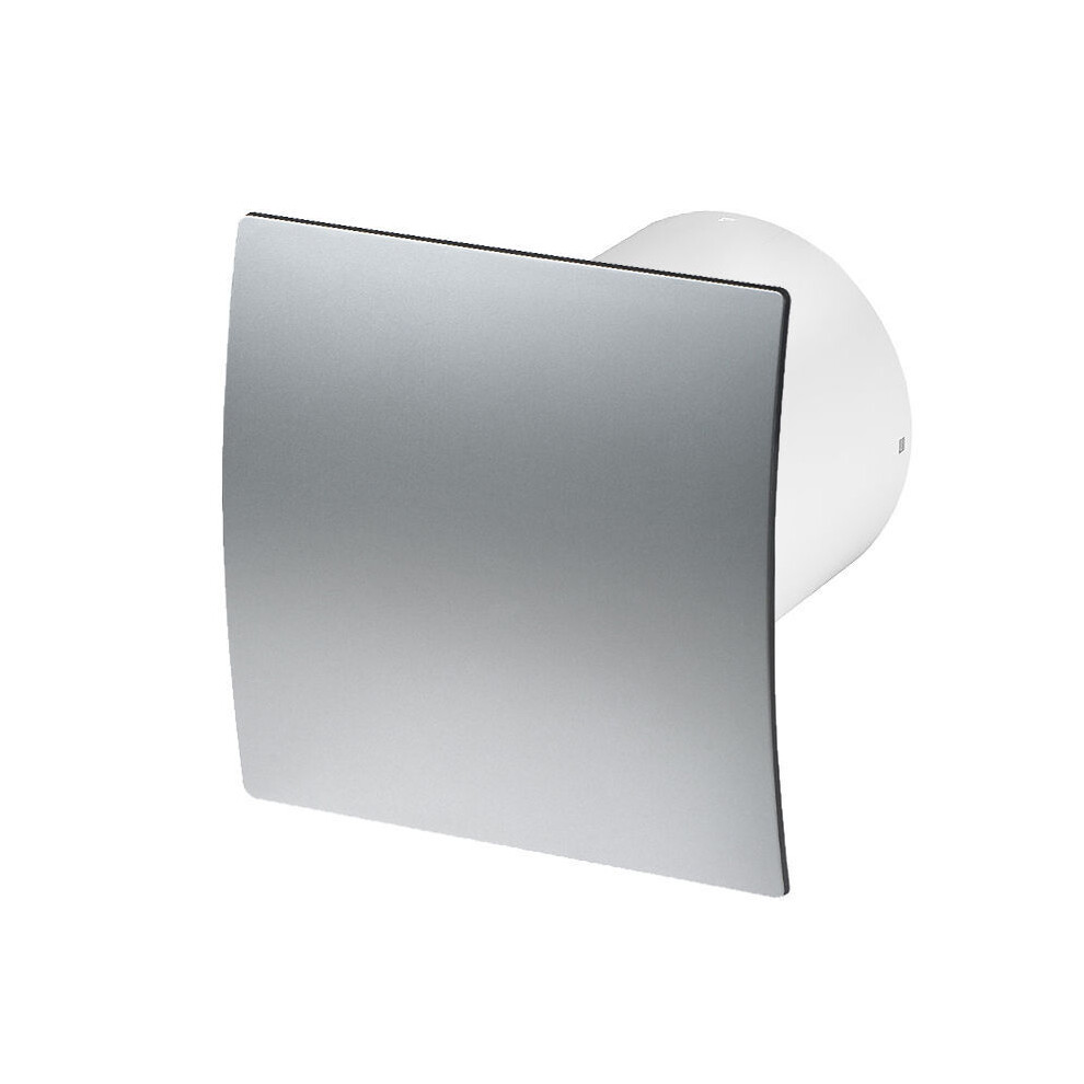 Satin Bathroom Extractor Fan 100Mm With Timer And Humidity Sensor 5056517981092