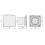 Cream / Gold Bathroom Extractor Fan 100mm with Timer 2