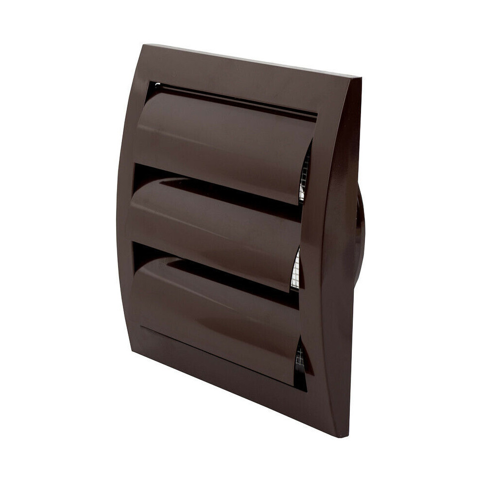 Brown Duct Gravity Flaps 150Mm X 150Mm / 100Mm Vent Cover 5056517983966