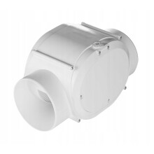 Inline Extractor Fan VTR 100mm with Turbine / Perpendicular