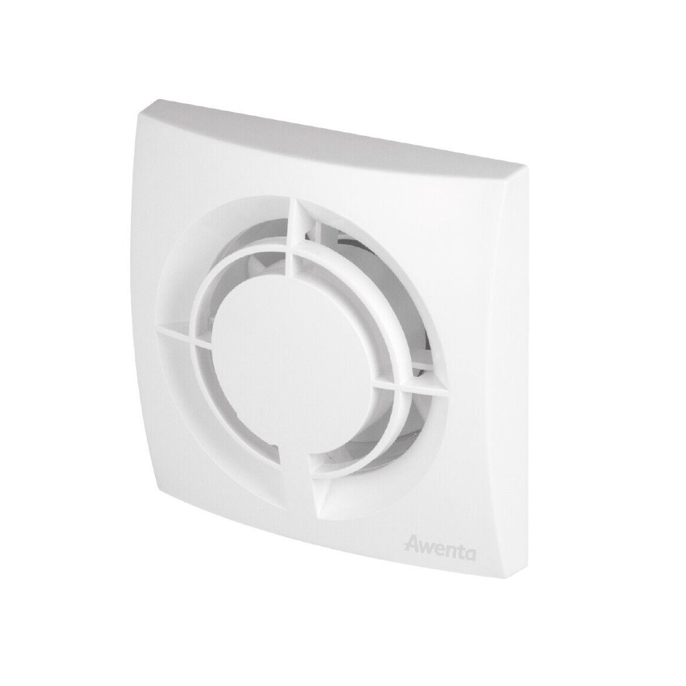 Modern White Bathroom Extractor Fan 100Mm / 4" Sensor 5056517981238