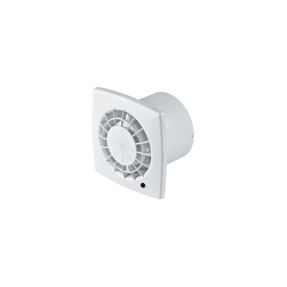 White Modern Bathroom And Kitchen Extractor Fan 100Mm 5056517980828