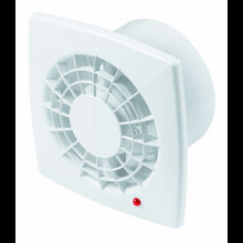 White Bathroom Extractor Fan 100mm with Timer Sensor