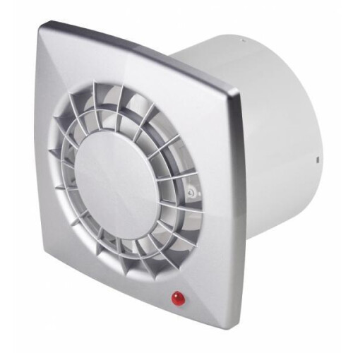 Satin Bathroom & Kitchen Extractor Fan 100mm